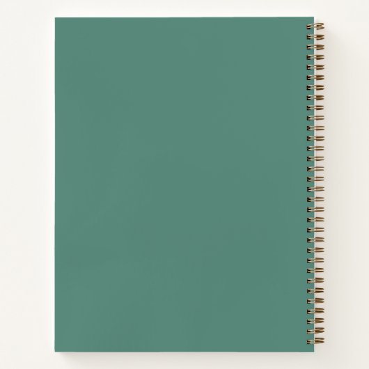 Spiral Notebook , Personalized Gift ノートブック (裏面)