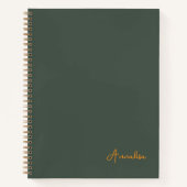 Spiral Notebook, Personalized Gift ノートブック (正面)