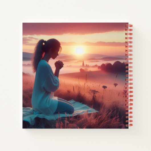 Spiral Notebook Prayer Journal ノートブック (裏面)