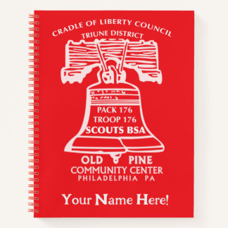 Spiral Notebook - Red (Personalized) ノートブック