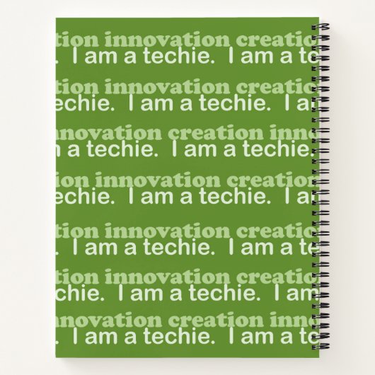 Spiral Notebook - Technology ノートブック (裏面)