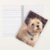 Spiral Notebook Waiting Terrier Dog ノートブック (内側)