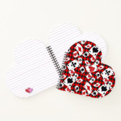 Spiral Notebook with a Red Alice in Wonderland ノートブック (内部)
