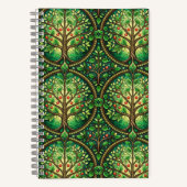 Spiral notebook with a vibrant design  ノートブック (正面)