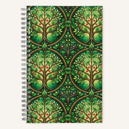 Spiral notebook with a vibrant design  ノートブック (正面)