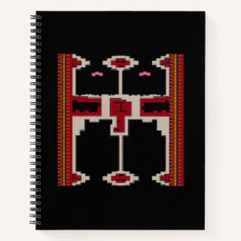 Spiral Notebook with design from Borneo ノートブック