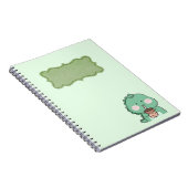 Spiral Notebook with dinosaur for kids ノートブック (右側)