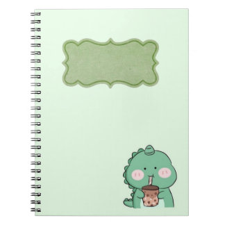 Spiral Notebook with dinosaur for kids ノートブック