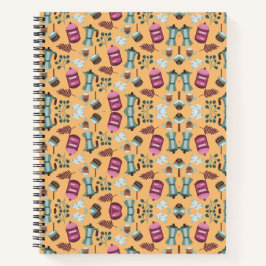 Spiral notebook with front and back covers  ノートブック