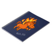 Spiral Notebooks with a red horse ノートブック (左側)