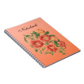 Spiral-Notizbuch „Blumenzauber“ ノートブック (右側)