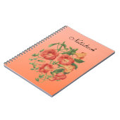 Spiral-Notizbuch „Blumenzauber“ ノートブック (左側)