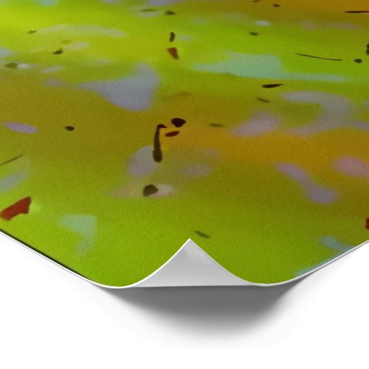 Spiral of Red Trees. ポスター (角)