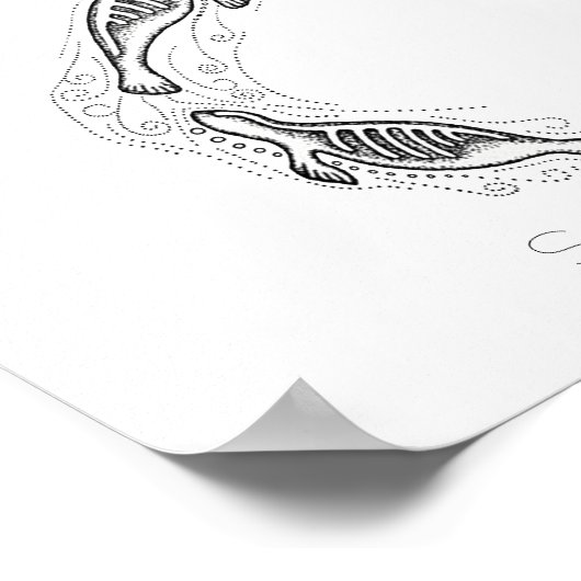 Spiral of Seals art print ポスター (角)