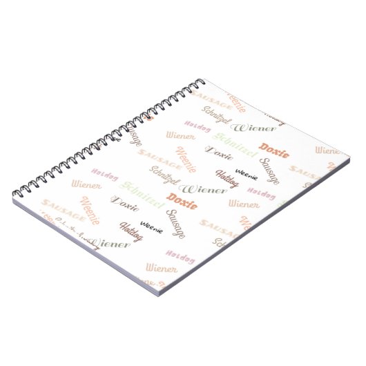 Spiral Photo Notebook ノートブック (左側)