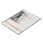 Spiral Photo Notebook ノートブック (左側)