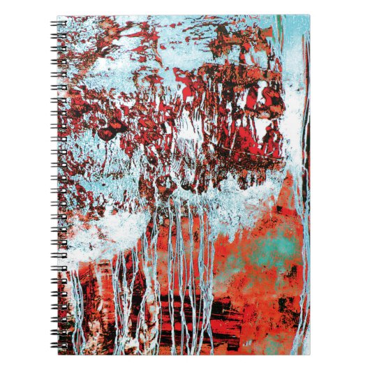 Spiral Photo Notebook – Corrosion Pulse ノートブック (正面)