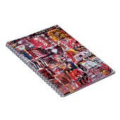 Spiral Photo Notebook – Fragmented Pulse ノートブック (右側)