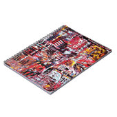 Spiral Photo Notebook – Fragmented Pulse ノートブック (左側)