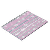 Spiral Photo Notebook – Gingham Orchard ノートブック (左側)