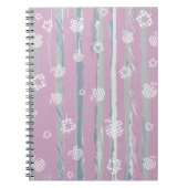 Spiral Photo Notebook – Gingham Orchard ノートブック (正面)