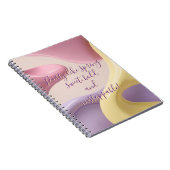 Spiral photo notebook in stylish graphic ノートブック (右側)