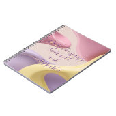 Spiral photo notebook in stylish graphic ノートブック (左側)