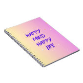 Spiral Photo Notebook – Memories & Motivational ノートブック (右側)