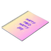 Spiral Photo Notebook – Memories & Motivational ノートブック (左側)