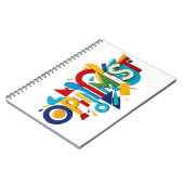 Spiral Photo Notebook Optimist Gift ノートブック (左側)