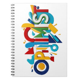 Spiral Photo Notebook Optimist Gift ノートブック