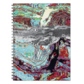 Spiral Photo Notebook – Strata Pulse ノートブック (正面)