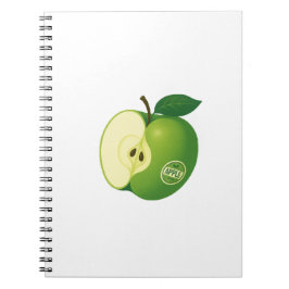 Spiral Photo Notebook with a green apple ノートブック