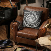 Spiral Piano Vortex クッション