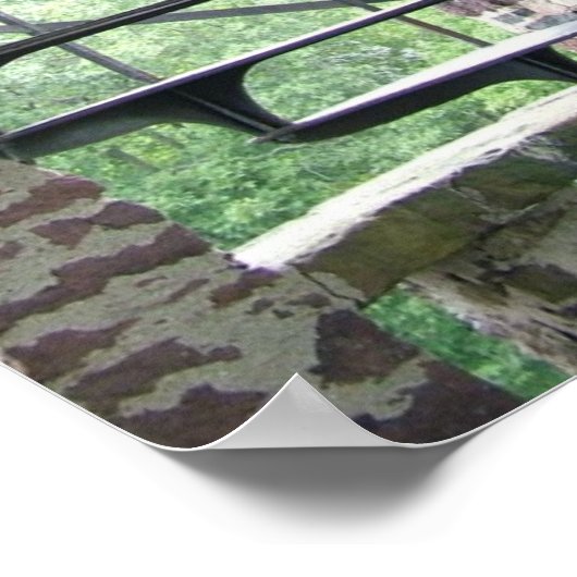 Spiral Staircase at Poet's Seat Tower in Mass. ポスター (角)