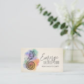 Spiral to Butterfly | Wellness & Coaching 名刺 (スタンド正面)