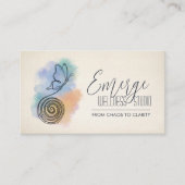 Spiral to Butterfly | Wellness & Coaching 名刺 (正面)