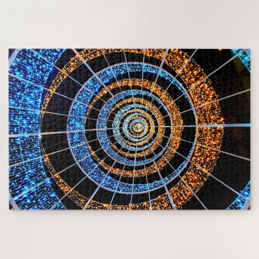 Spiral Twinkle Lights Jigsaw Puzzle ジグソーパズル (横)