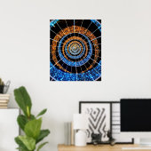 Spiral Twinkle Lights Poster – Wall Art ポスター (ホームオフィス)