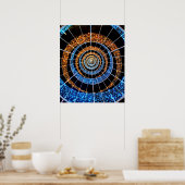 Spiral Twinkle Lights Poster – Wall Art ポスター (キッチン)