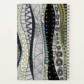 Spiral Zen Waves Notebook ノートブック (裏面)