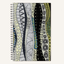 Spiral Zen Waves Notebook ノートブック