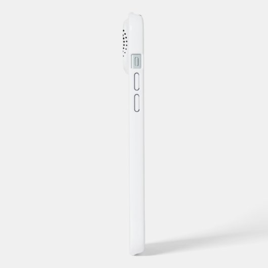 Spirale mit schwarzen Kreisen -  iPhoneケース (左側面)