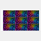 spirale psychedelique spirale Fibonacci ラベル (シート)