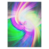 SPIRALFLUO – フラサイケデリッククカラフルモダンラクタ – テーブルクロス (正面)
