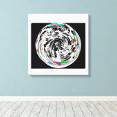 Spiraling Again キャンバスプリント (インサイチュ (ウッドフロア))