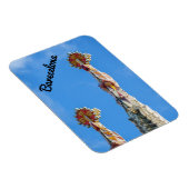 Spires of La Sagrada Familia in Barcelona, Spain マグネット (右側)