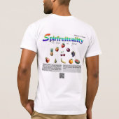 Spirfruituality : ピースの桃 F&B Tシャツ (裏面)