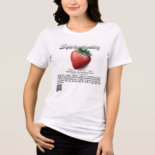 Spirfruituality : 愛のイチゴ Tシャツ