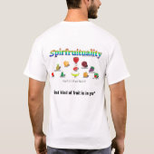 Spirfruituality: 誠実のプラム tシャツ (裏面)